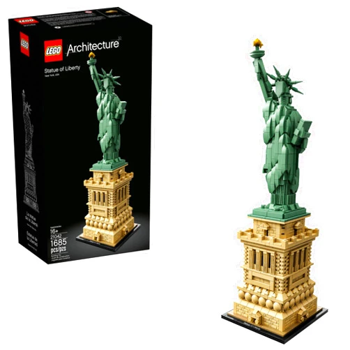 LEGO Architecture Statue of Liberty 21042 Model Building Set - Collectible New York City Souvenir, Creative Home Décor or Office Centerpiece, Great Gift Idea for Adults and Teens