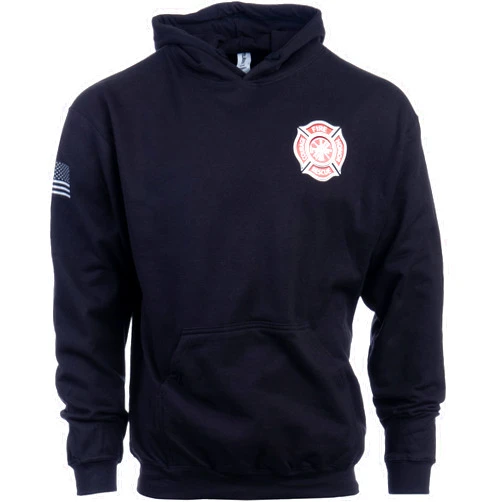 Ann Arbor T-shirt Co. U.S. Military, First Responder Hoodie USAF Army Navy Firefighter Sweatshirt Hoody