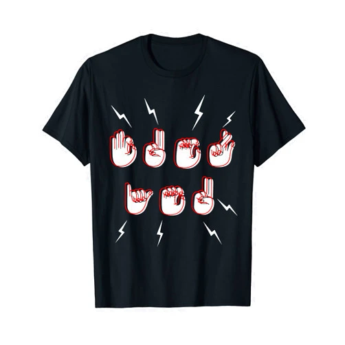 ASL Sign Language Design For Lovely Deaf People F... YOU as ASL Sign Language ASL American Sign Language T-Shirt