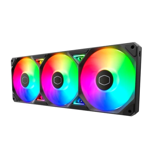 Cooler Master SickleFlow Edge 360 Single-Frame aRGB PC Case|Liquid Cooler Fan, 360mm, Single Modular Cable, PWM 2,050 RPM, Air Balance Blades, Loop Dynamic Bearing, Radiant aRGB Lighting
