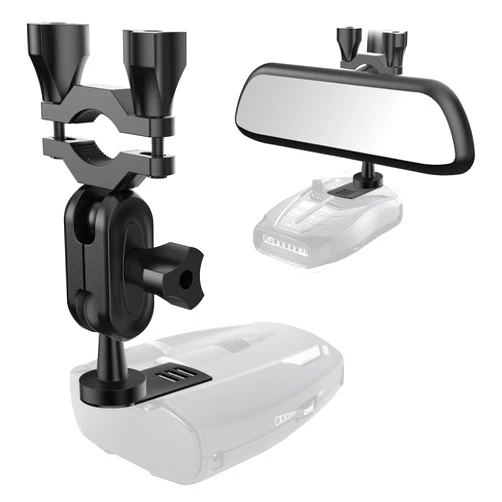SDSACZMU Car Rear View Mirror Radar Detector Mount, for Cobra RAD 480i Radar Detector,Easy to Install (at Least 1 inch of Clear Rod Space is Required for Installation)