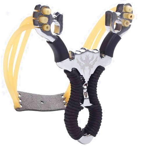 BESTZY Powerful Slingshot Bow Catapult,Outdoor Hunting Sling Shot Rubber Bands by Outdoorstainless High Velocity Most Powerful Profesional
