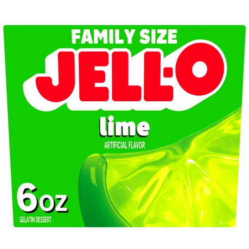 Jell-O Lime Gelatin Dessert Mix (6 oz Box)