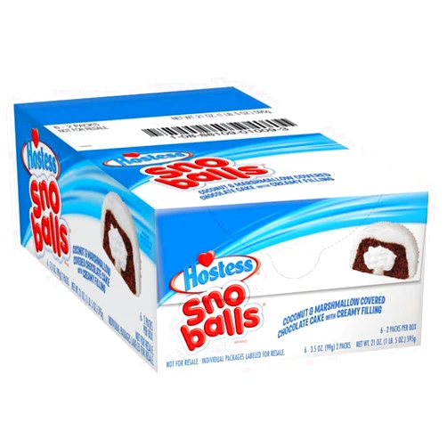 Hostess Snoballs, 3.5 Ounce, 6 Count