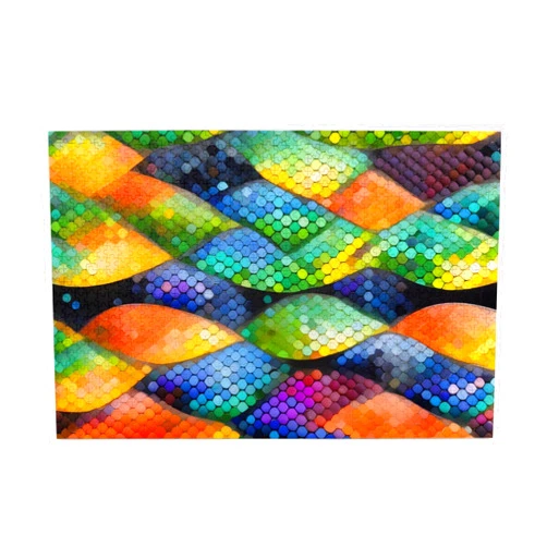 DLXW Rainbow Fish Scale Adult Wooden Jigsaw Puzzle 1000 Pieces for The Perfect Visual Feast! 1000pcs