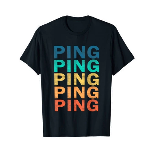 Ping Name Ping - Vintage Retro Ping Name T-Shirt