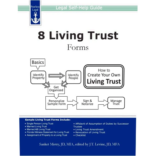 Sanket Mistry,J. T. Levine 8 Living Trust Forms: Legal Self-Help Guide
