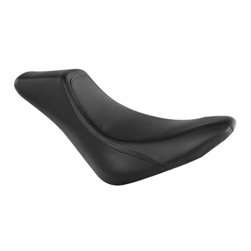 XMT-MOTO Motorcycle Parts PU Black Rider Driver Solo Seat fits for Harley 2018-later FLDE FLHC FLHCS FLSL and FXBB