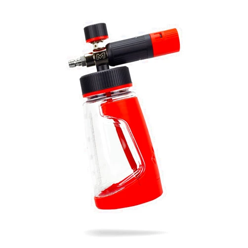 Maxshine Foam Cannon V2 | 1L Bottle with 1/4” Quick Disconnect & Brass Fittings | Adjustable Spray Pattern for Thick Clinging Foam | Professional Car Wash Pre-Soak & Auto Detailing Tool