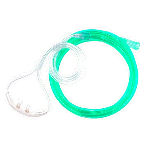 Salter Labs 14Ft Salter Style High Flow Adult Oxygen Nasal Cannula with Safe 3-Channel Design, Standard Connector #16SOFT-HF-14