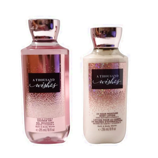 Bath & Body Works Bath and Body Works A Thousand Wishes Gift Set of Shower Gel and Lotion