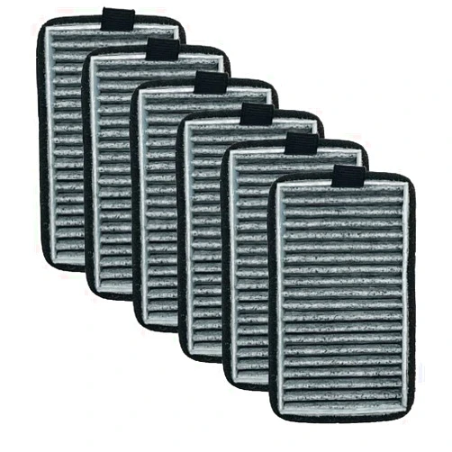Nispira DSTx 2.0 Air Purifier Carbon HEPA Filter Replacement | Compatible with Clarifion Plug in Air Ionizer | Remove Smoke, Pet Dander, Odor | Pack of 6