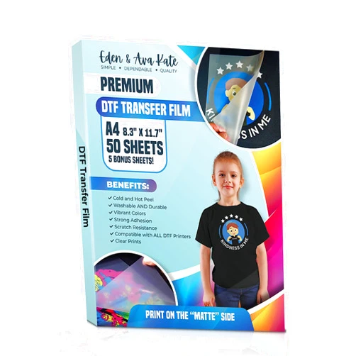 Eden & Ava Kate DTF Transfer Film for Sublimation (8.3