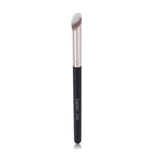 ENERGY Angled Flat Concealer Brush Under Eye Concealer Nose Contour Brush for Bronzer Liquid Foundation Cream Cosmetic Press Powder Concealer Palette Blending Buffing Stippling Brush Small 370S