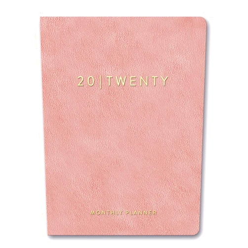 By Orange Circle Studio (Author) Orange Circle Studio 2020 Leatheresque Large Monthly Planner, August 2019 - December 2020, Practically Pink