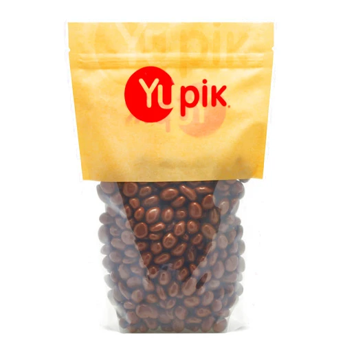 Yupik Milk Chocolate Covered Cranberries, 2.2 lb (35.2 oz), Kosher, Dried Fruits, Dried Cranberries Dipped in Fine Milk Chocolate, Smooth & Chewy, Sweet Snacks, Chocolate Candy, For Topping & Baking