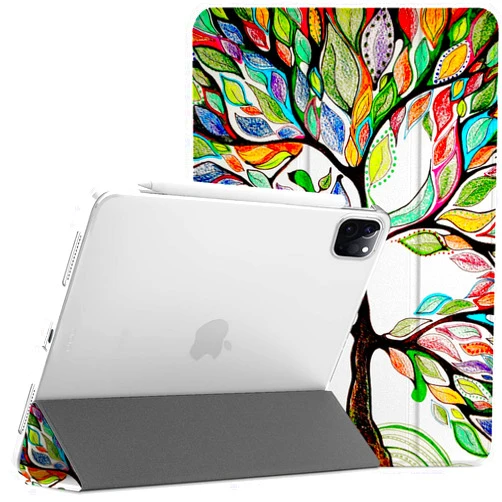 DuraSafe Cases DuraSafe iPad Pro 12.9 inch 4th Gen 2020 Cover A2229 MY2H2LL/A MY2J2LL/A A2069 MXAT2LL/A MXAV2LL/A MXAU2LL/A MXAW2LL/A A2233 MY3K2LL/A MY3J2LL/A MXFY2LL/A MXG12LL/A MXFX2LL/A MXG02LL/A - Lucky Tree
