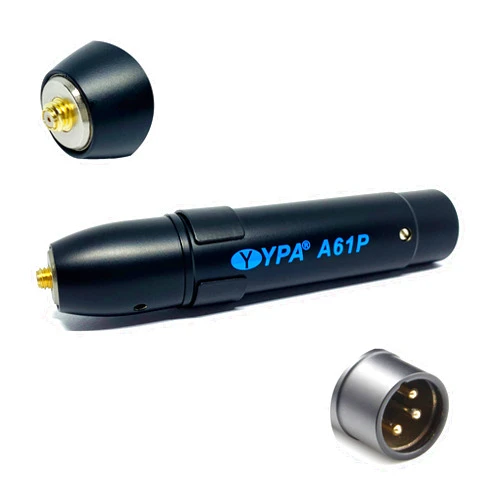 YPA MICROPHONES YPA A61P Microdot to XLR in-Line Microphone Preamplifier for Shure TL47, TH53, TL48 dpa mic
