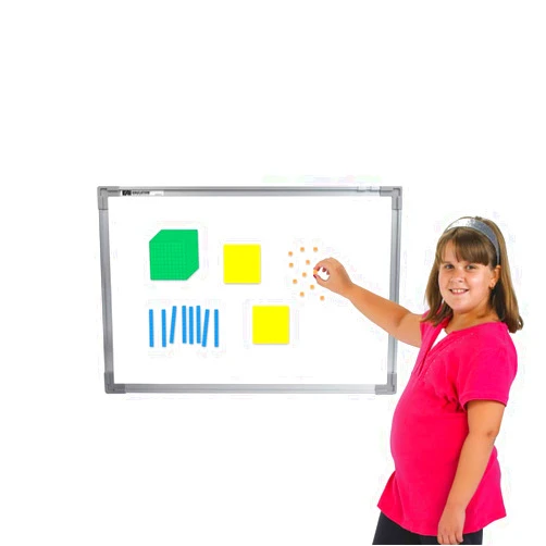 EAI Education Magnetic QuietShape Foam Base Ten: Differentiated - Set of 53