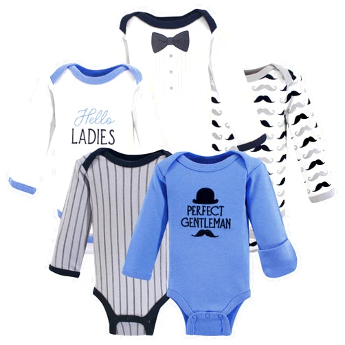 Hudson Baby baby-girls Cotton Preemie Bodysuits