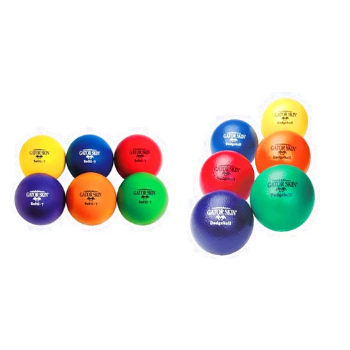 Gator Skin S&S Worldwide Gator Skin Softi-7 Balls. Assorted Color 7