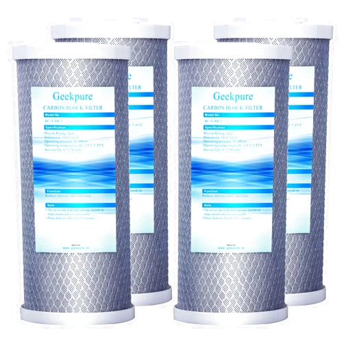 Geekpure 10-Inch Whole House Carbon Block Water Filter -4.5
