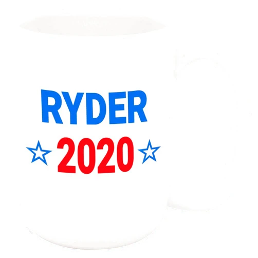 Bouncing Brick Designs Ryder 2020 Coffee Mug - Personalized Ceramic Cup with Name, Custom Mug, Customized Birthday/Christmas Gift, Holiday Present, 11 Oz