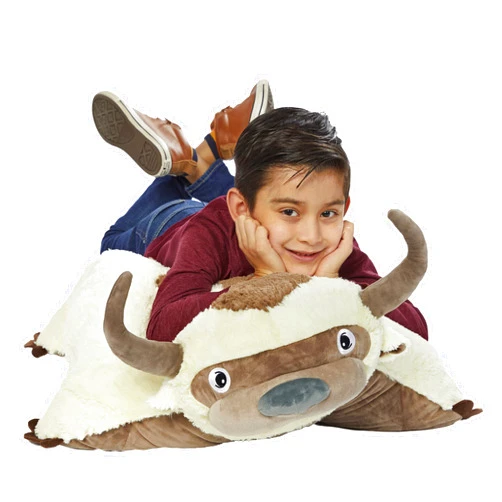 Pillow Pets 30” Jumboz Appa Stuffed Animal, Nickelodeon Avatar: The Last Airbender Plush Toy, white