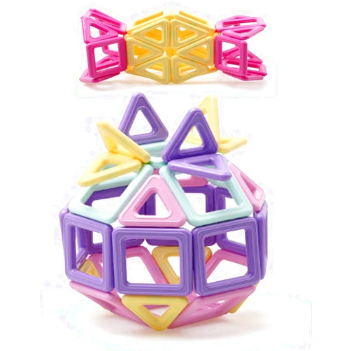 RockSwan Magnetic Blocks Tough Building Tiles STEM Toys for 3+ Year Old Boys and Girls Learning by Playing Games for Toddlers Kids Toys(E-5)