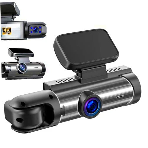 FSXNGCA1 Dash Cam, 1080P Full HD Dual Dash Cam Front and Inside,3.16 LCD Display, 170°Wide Angle,Dash Camera for carswith 32 GB Card, 3 Channel Dash Cam Built-in G-Sensor,Night Vision,24H Parking Monitor