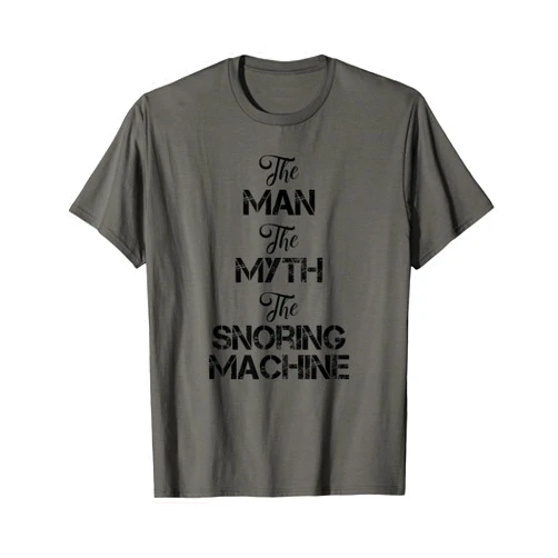 SNORING MEN SHIRT Mens Funny Snoring T Shirt The Snoring Machine Snore Gift T-Shirt