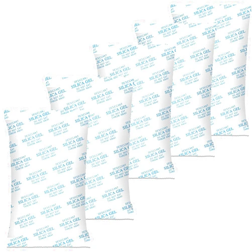 QKOQKO Silica Gel Packets - 35 Packs of 50 Grams, Food Safe Moisture Absorbers, Reusable Desiccant for Storage, Closet, Shoe Cabinet & More