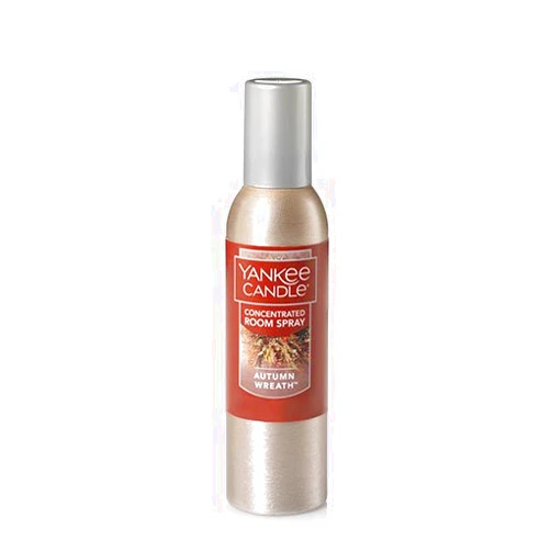 Yankee Candle Concentrated Air Freshener Room Spray, Odor Eliminator for Home, Bathroom, Autumn Wreath, 1.5 Oz (Pack of 1)