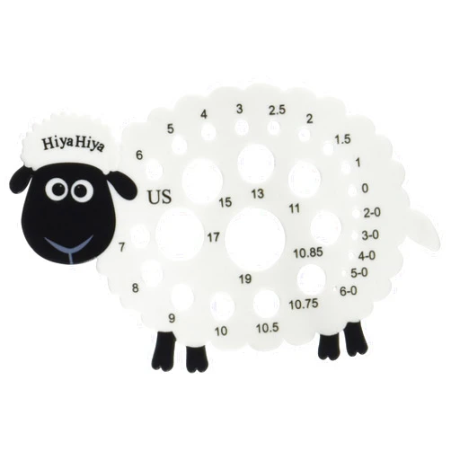 HiyaHiya Knitting Needle Gauge-Sheep