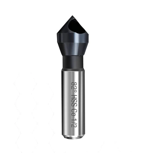 Dawnjaccee Countersink Drill Bit, TiAlN Coated M35 Cobalt 82 Degree Point Angle, 3/8