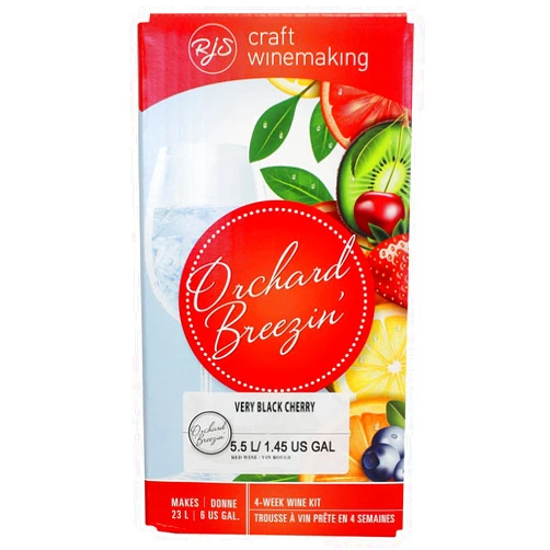 Home Brew Ohio Orchard Breezin' Very Black Cherry Wine Kit