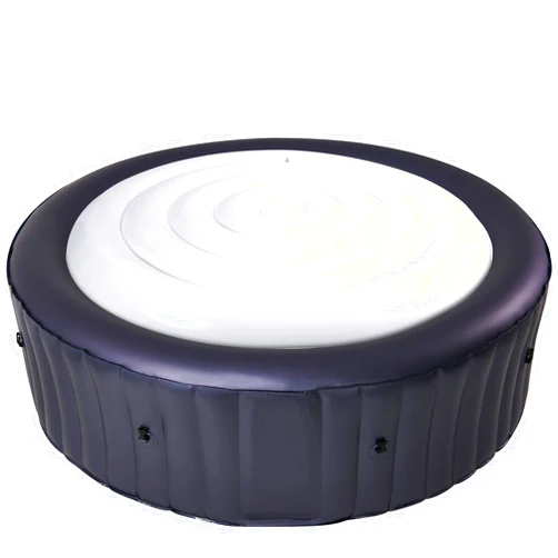 DECYOOL Inflatable Hot Tub Cover, 4.5 Ft Round Hot Tub Covers Replacement Insulation Energy Saving Lid Anti-leak Portable Spas Rain Dirt Protector for Indoor Outdoor Inflatable Hot Tub Spa Accessories