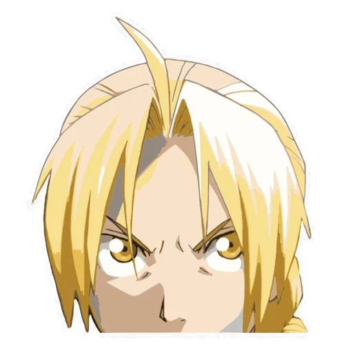 Compute 5” Edward Elric Full Metal Alchemist Anime Peeker Decal Sticker