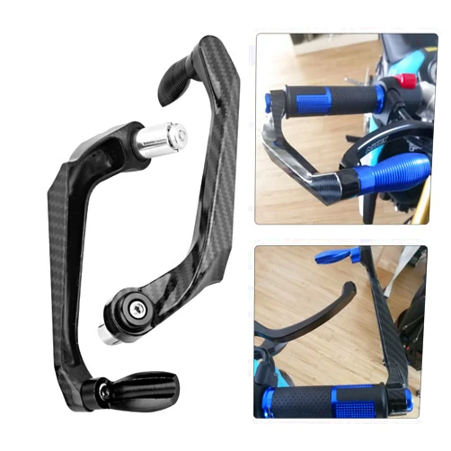 Fydun Lever Guards Motorcycle-Paraleve Moto - Universal Motorcycle Brake Clutch Lever Guard 7/8inch Motorcycle Handlebar Protector for Motorcycle Motorbike Scooters Electric Cars Mountain Bikes(Black) Motor