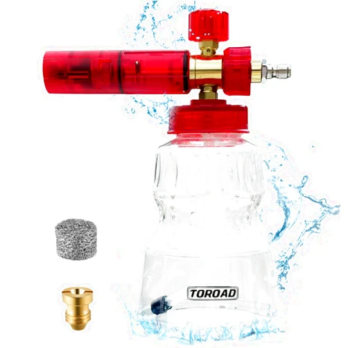 TOROAD Pressure Washer Foam Cannon - 5000PSI Car Wash Foam Sprayer, M22 and 1/4