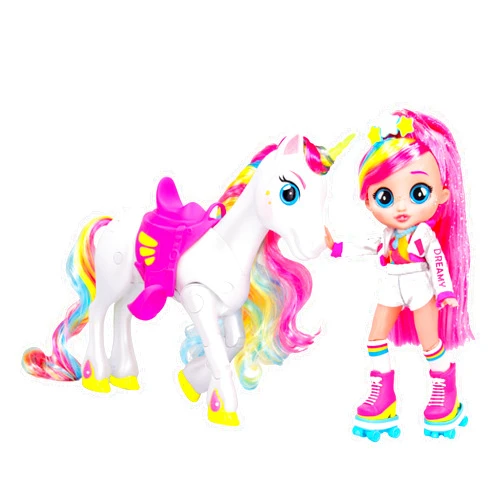 Cry Babies BFF Dreamy & Rym - Fashion Doll with 9+ Surprises Including Outfit and Accessories for Fashion Toy, Girls and Boys Ages 5 and Up, 7.8 Inch Doll, Multicolor
