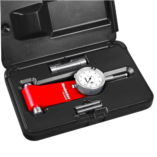 Woodpeckers Table Saw Gauge and Alignment Tool, Auto-Adjusts to Miter Slot, Includes Dial Indicator & Fitted Storage Case - SG-WP