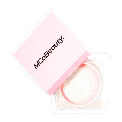 MCoBeauty - Transluscent Loose Powder Cool & Set - Finely Milled Water-Based Setting Powder with Hyaluronic Acid, Glycerin & Vitamin E - Vegan, Cruelty Free Cosmetics - Face Makeup