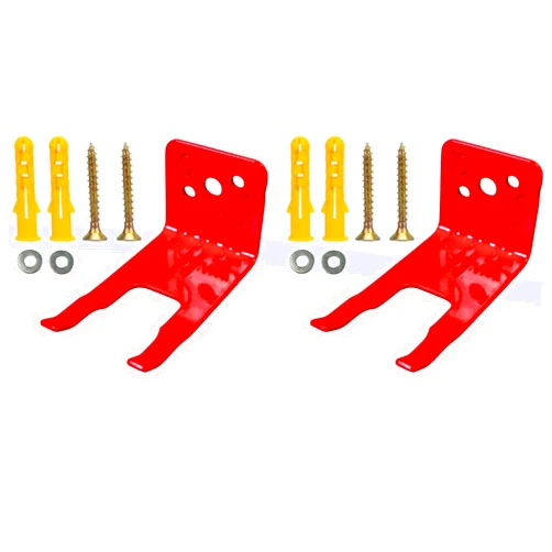BAYANSILU US Universal Fire Extinguisher Bracket, Fire Extinguisher Mounts & Brackets is Fits Extinguishers from 5 to 15 lbs, Slot Diameter 1 to 1.25 Inches, Holder for Dry Chemical and Water Extinguishers. (2)