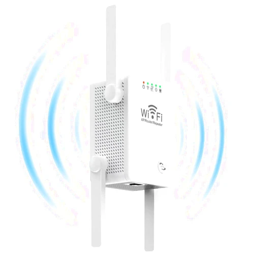 BsLoNg 2024 WiFi Extender, Wi-Fi Signal Booster Amplifier for Home and Office WiFi Wireless Repeater, 4 Antennas 360° Coverage, with AP/Router/Repeater Mode