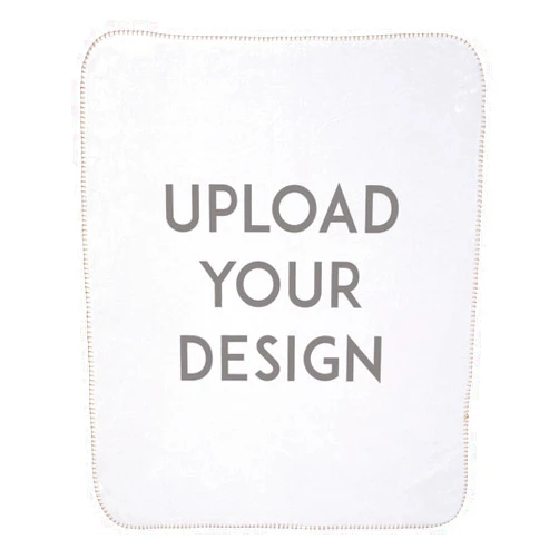 COLORCOMMALL Personalized Custom Throw Blanket - 38x54 Inch Fleece Sherpa Customized Photo Design Text Logo Name Picture Gift for Women Men Family Friends Kids Baby Dogs Pets