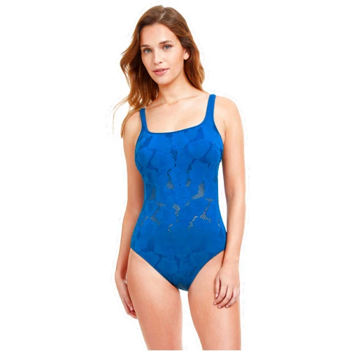 Profile by Gottex Women's Standard Late Bloomer Round Neck One Piece