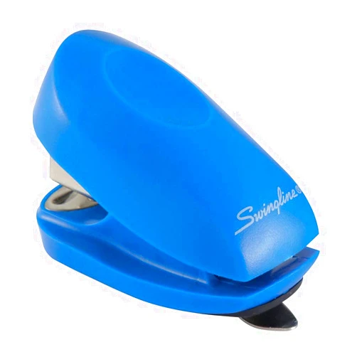 Swingline Mini Stapler, 12 Sheet Capacity, includes Built-In Staple Remover & 1000 Standard Staples, Tot, Blue (79172)