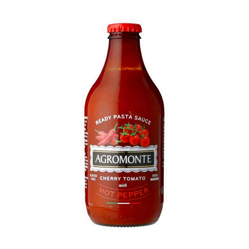 Agromonte Ready Pasta Sauce Cherry Tomato with Hot Red Pepper by Agromonte (330 gram)