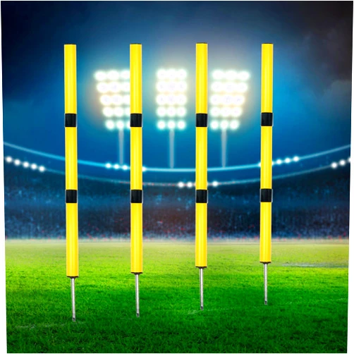 Suprwin Soccer Agility Poles, Speed Sport Training Equipment for Soccer Basketball Football，Speed Jump Poles Training Equipment for Athletes/Kids/Adult